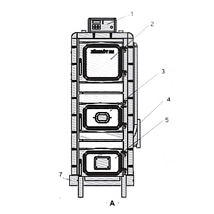 Pistonlu kül boşaltmasız kazan