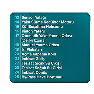 Kül boşaltmalı kalorifer kazanı