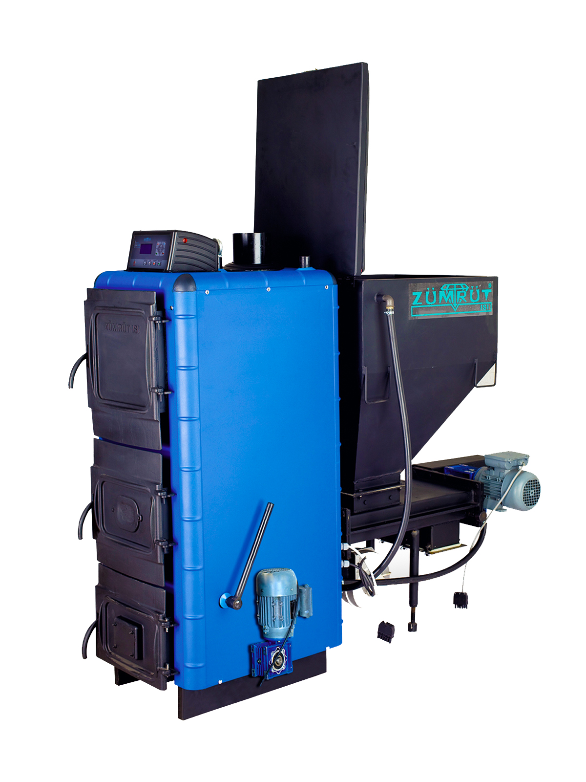 Pistonlu seri, kül boşaltmalı kazan